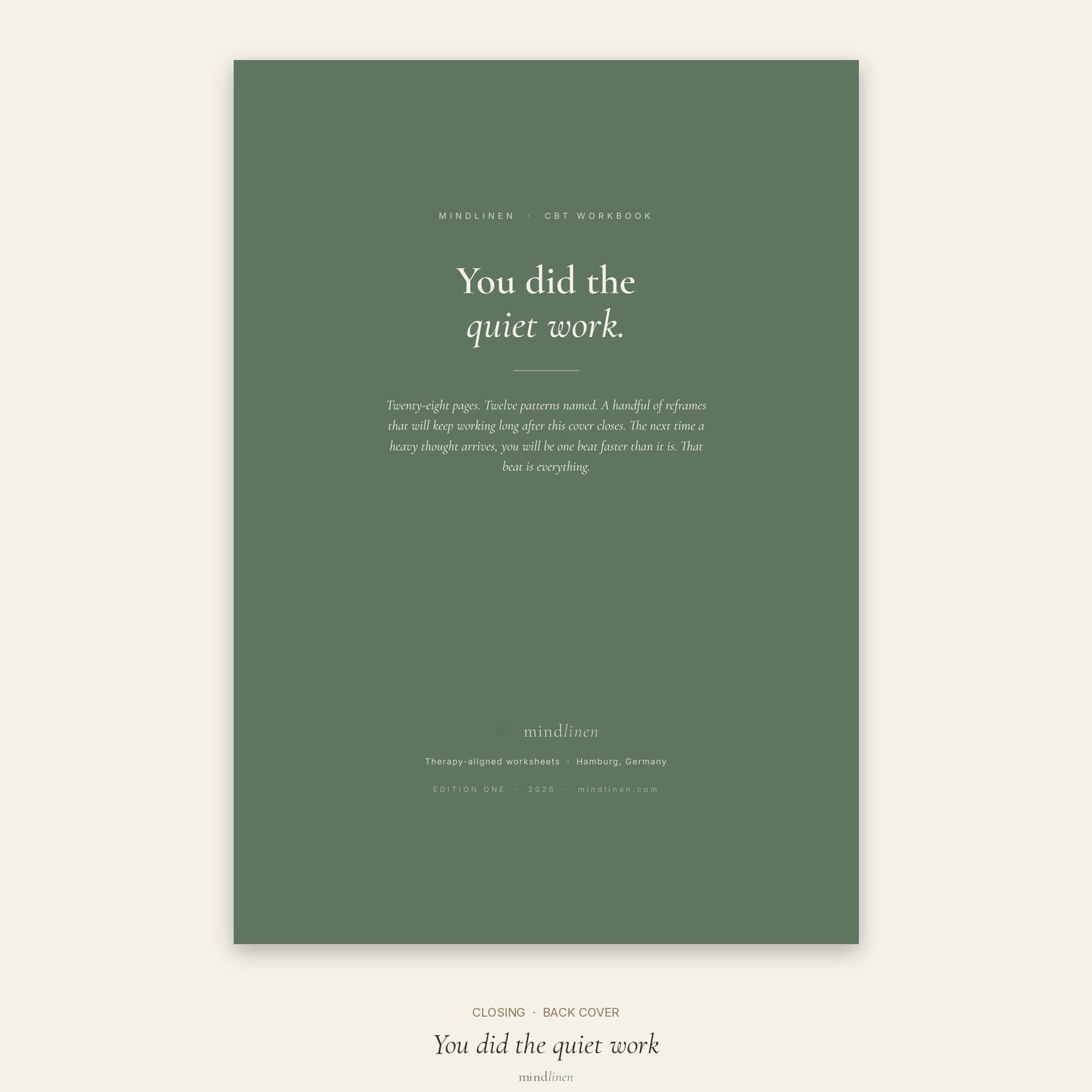 Cognitive Distortions Workbook — 28-page CBT printable — filled-in example